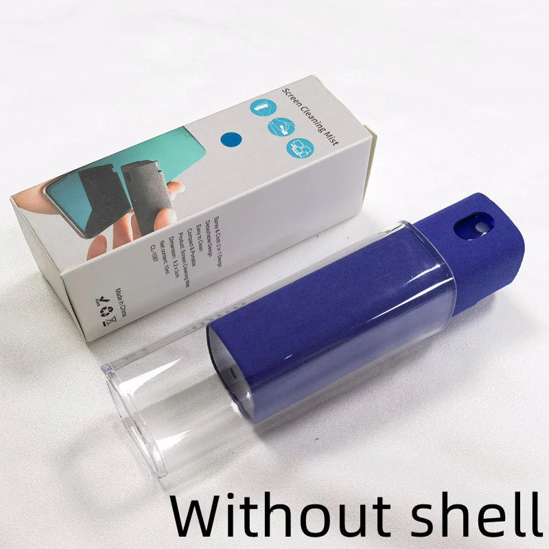 Integrated Mobile Phone and Computer Screen Cleaner Set with Storage Solution