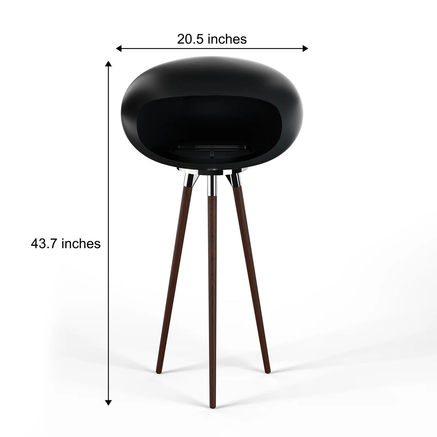 Tripod Ethanol Fireplace for Indoor and Outdoor Use