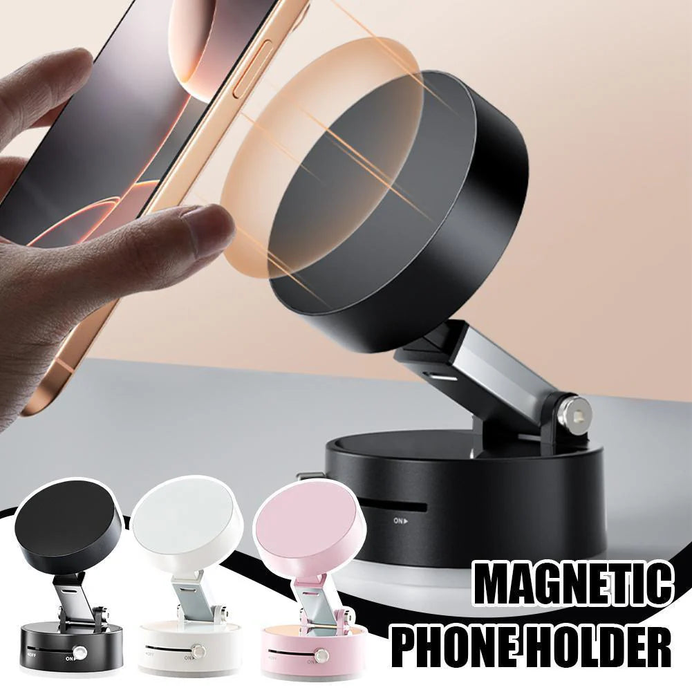 Ultimate Foldable Magnetic Car Phone Holder with Suction Cup - Perfect for Hands-Free Navigation!