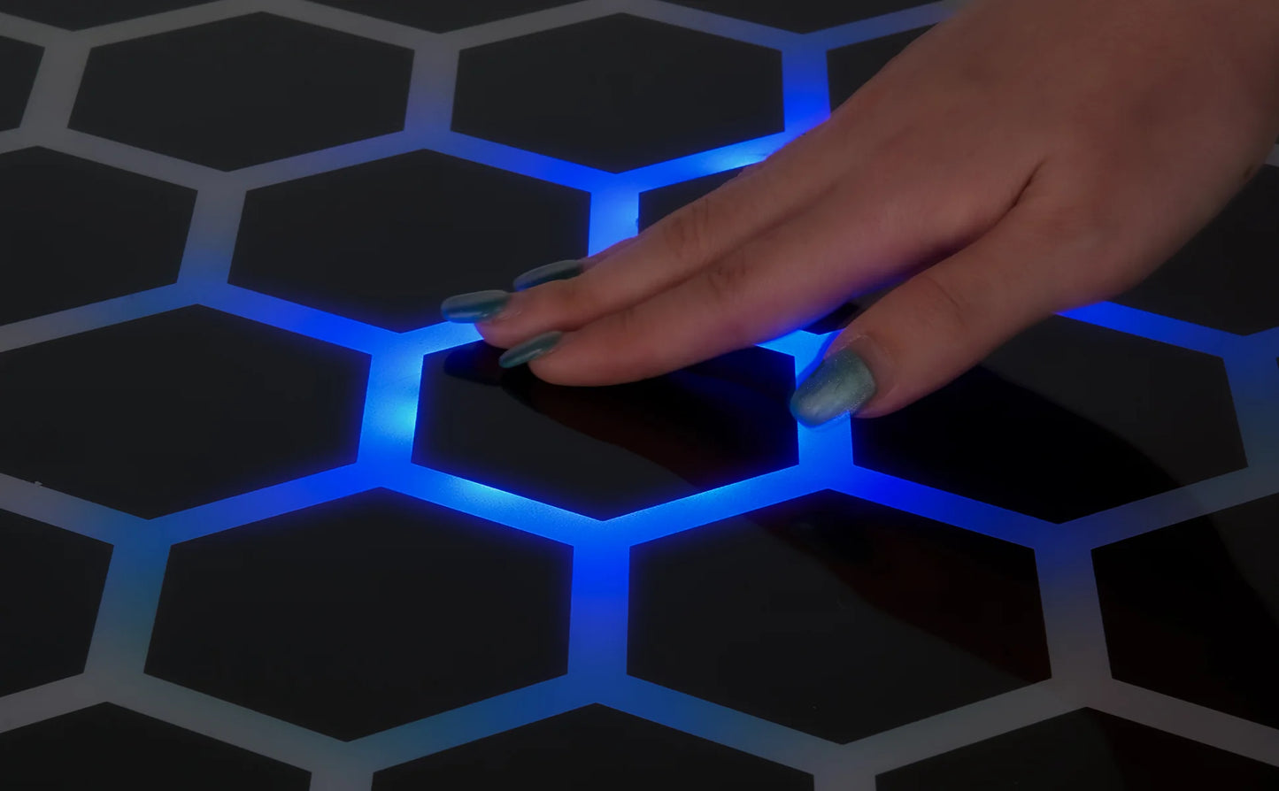 Touch-Sensitive Illuminated Coffee Table