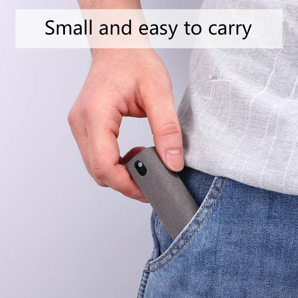 Integrated Mobile Phone and Computer Screen Cleaner Set with Storage Solution