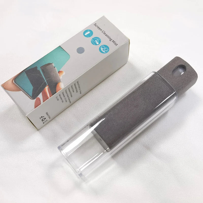 Integrated Mobile Phone and Computer Screen Cleaner Set with Storage Solution