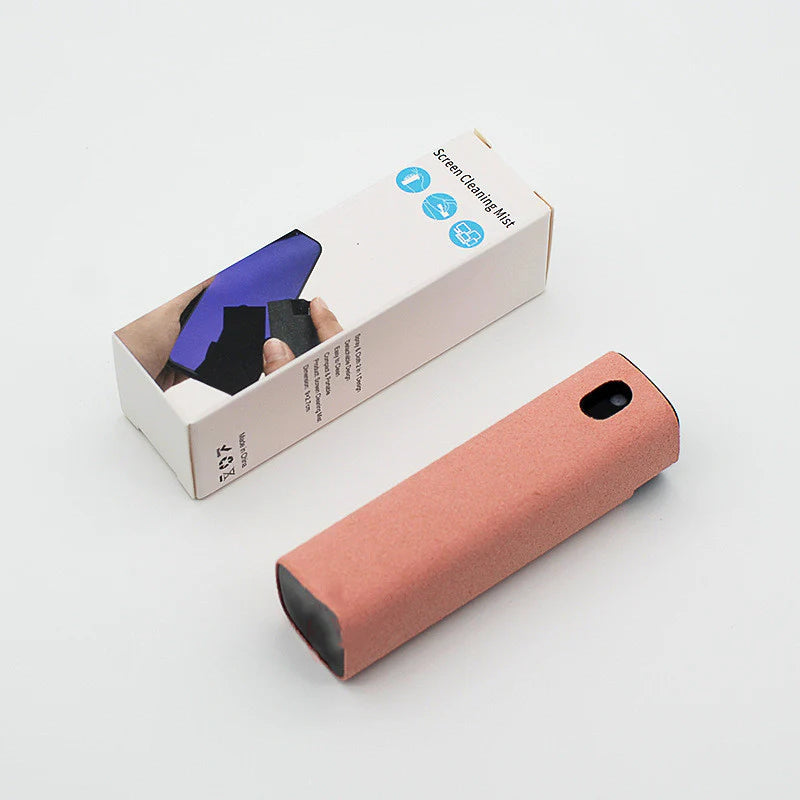 Integrated Mobile Phone and Computer Screen Cleaner Set with Storage Solution