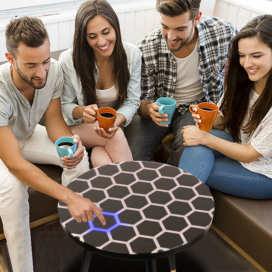 Touch-Sensitive Illuminated Coffee Table