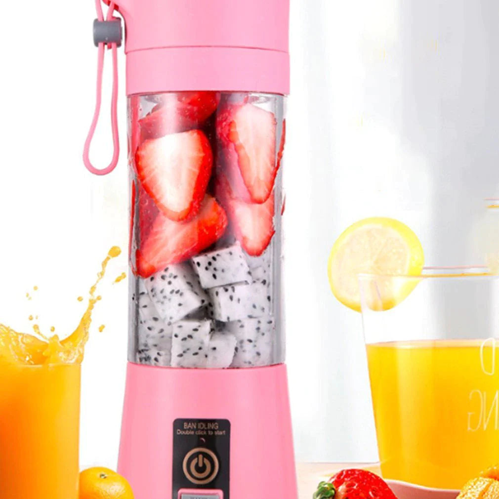 Electric Juicer: USB Rechargeable Handheld Smoothie Blender and Milkshake Maker with Food Grade Materials - Limited Time Offer