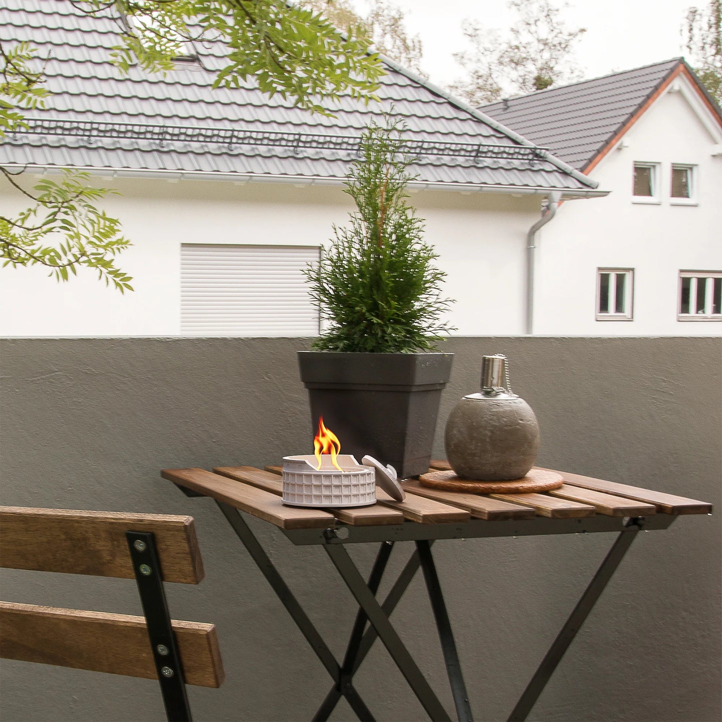 Colosseum Tabletop Fire Pit Feature