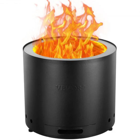 15-Inch Smokeless Stainless Steel Fire Pit Stove for Wood Burning