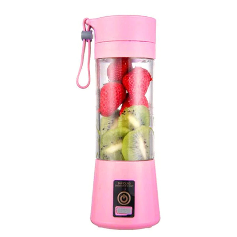 Electric Juicer: USB Rechargeable Handheld Smoothie Blender and Milkshake Maker with Food Grade Materials - Limited Time Offer